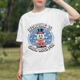 Reading Is Snow Much Fun Snowflake Book Lovers Winter Theme Premium Tri-Blend Graphic Youth