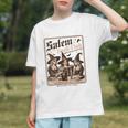 Salem Book Club Bookish Halloween Retro Salem Witch Book Graphic Youth