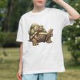 Sulcata Tortoise Reading A Book Graphic Youth Sulcata Tortoise Reading A Book Graphic Youth