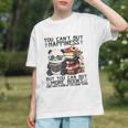 Teacher Bookworm Book Lover Panda Reading Book Librarian Tee Graphic Youth