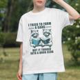 I Tried To Form Gang But It Turned Into A Book Club Raccoon Graphic Youth