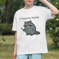 Women's i Require Books Raccoon Graphic Youth
