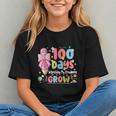 100th Day Of School Teacher Women Floral Books Graphic Youth 100th Day Of School Teacher Women Floral Books Graphic Youth