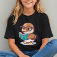 Adorable Book Lover Mallard Duck With Reading Glasses Cute Graphic Youth