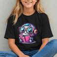 Adorable Book Lover Robot With Reading Glasses Cute Graphic Youth