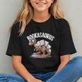 Book Dinosaur T-Rex Bookworm Dino Book Reading Graphic Youth