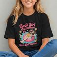 Book Girl Summer Beach Vacation Book Lover Graphic Youth