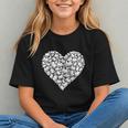 Book Lover Heart Shape Reading Librarian Library Teacher Graphic Youth