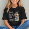 Book Lovers Books Cats Life Is Sweet Cat Lovers Graphic Youth Book Lovers Books Cats Life Is Sweet Cat Lovers Graphic Youth