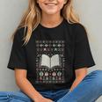 Book Reading Ugly Christmas Graphic Youth