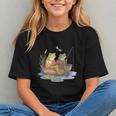 Book Shirt Frog Toad Fishing Vintage Book Frog Graphic Youth