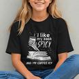 I Like My Book Spicy Read Reading Librarian Men Women Kids Graphic Youth