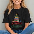 All Booked For Christmas Librarian Reader Xmas Pajama Graphic Youth All Booked For Christmas Librarian Reader Xmas Pajama Graphic Youth