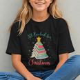All Booked For Christmas Tree Book Bookish Christmas Graphic Youth