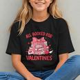 All Booked For Valentine Bow Books Lover Teacher Girl Women Graphic Youth