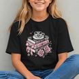 All Booked For Valentine's Coquette Bow Books Teacher Girly Graphic Youth