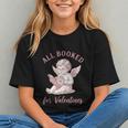 All Booked For Valentines Cute Cherub Vintage Book Lover Graphic Youth All Booked For Valentines Cute Cherub Vintage Book Lover Graphic Youth