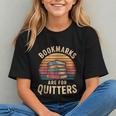 Bookmarks Are For Quitters Reading Book Lovers Graphic Youth Bookmarks Are For Quitters Reading Book Lovers Graphic Youth