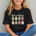 Books Are My Jam Shirt Book Lover Reader Reading Teacher Graphic Youth