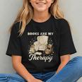 Books Are My Therapy Cozy Reading Chair Artwork Graphic Youth Books Are My Therapy Cozy Reading Chair Artwork Graphic Youth