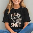 Bookworm Fueled By Sarcasm And Smut Book Reading Graphic Youth