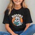 BOOOKS Cute Ghost Reading Books Halloween Graphic Youth BOOOKS Cute Ghost Reading Books Halloween Graphic Youth