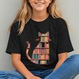 Cats Reading Books Librarian Library Readers Graphic Youth