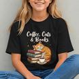 Coffee Cats & Books Lover For Women & Girls Coffee Graphic Youth Coffee Cats & Books Lover For Women & Girls Coffee Graphic Youth