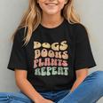 Colorful Dogs Books Plants Repeat Graphic Youth