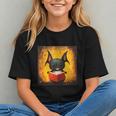 Colorful Sketch Oil Painting Of A Bat Reading Book Graphic Youth
