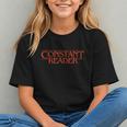 Constant Reader Fan Of Horror Suspense Books Bibliophile Graphic Youth