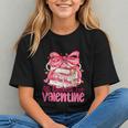Coquette Bow All Booked For Valentine Book Lover Bookish Graphic Youth