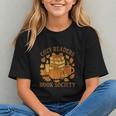 Cozy Readers Book Society Vintage Fall Books & Pumpkin Graphic Youth