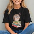 Cute Hedgehog Reading Books Animal Lover Reader Bookworm Graphic Youth Cute Hedgehog Reading Books Animal Lover Reader Bookworm Graphic Youth