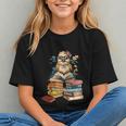 Cute Reading Chicken With Glasses Books Bookworm Reader Book Graphic Youth