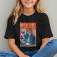 Dead Roast Coffee Comic Book Cover Style Skeleton Barista Graphic Youth
