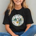 Duck Wilderness Book Reading Illustration Floral Graphic Youth
