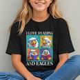 Eagle Love Reading And Eagles Child Book Lover Graphic Youth Eagle Love Reading And Eagles Child Book Lover Graphic Youth