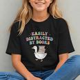 Easily Distracted By Books Silly-Goose Bookish Library Read Graphic Youth Easily Distracted By Books Silly-Goose Bookish Library Read Graphic Youth