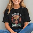 Education Is Freedom African Teacher Books Lovers Graphic Youth Education Is Freedom African Teacher Books Lovers Graphic Youth