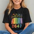 Equal Rights Book Flower Resist 86 47 Feminist Women Rights Graphic Youth