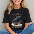 F-CAW-F Crow Book Lover Reader Gothic Humor Graphic Youth