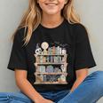 Ghost Book Reading Books Lover Teacher Happy Halloween Graphic Youth