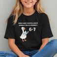 Goose Reading 67 Six Seven Meme Teacher Book Lover Graphic Youth