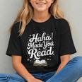 Haha Made You Read Books Bookworm Teacher Librarian Graphic Youth