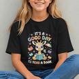 It's a Good Day To Read a Book Cute Giraffe Graphic Youth It's a Good Day To Read a Book Cute Giraffe Graphic Youth