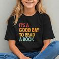 It's A Good Day To Read A Book Retro Vintage Teacher Graphic Youth