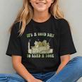 It's A Good Day To Read A Book Shirt Frog Reading Book Graphic Youth