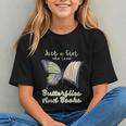 Just a Girl Who Loves Butterflies And Books Butterfly Graphic Youth Just a Girl Who Loves Butterflies And Books Butterfly Graphic Youth