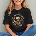 Just One More Chapter Book Lover Bookish Reading Skeleton Graphic Youth